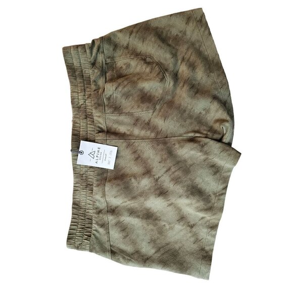 Alpine Design XXL Olive Green Tie-Dye Shorts - Picture 2 of 10